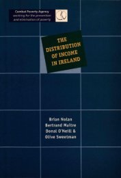 The Distribution of Income in Ireland (2000) - Combat Poverty Agency