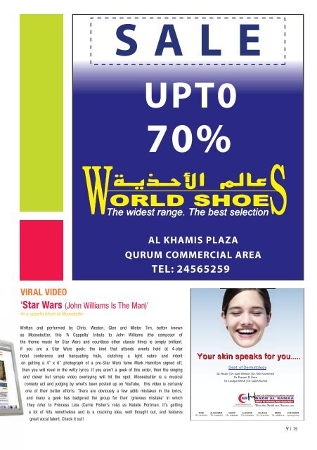 Y Tabloid - Issue 88 - September 15, 2009 - Y-oman.com