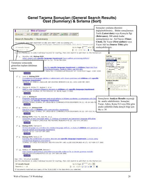 The Web of Science SM - ekual