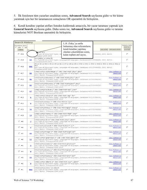 The Web of Science SM - ekual