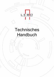 Technisches Handbuch 101012 - Lebo GmbH