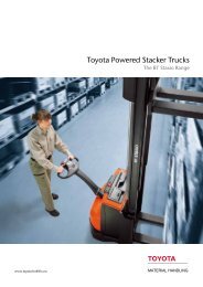 BT Staxio brochure - Toyota Material Handling Europe