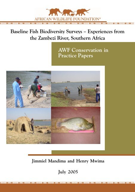Baseline Fish Biodiversity Surveys - African Wildlife Foundation
