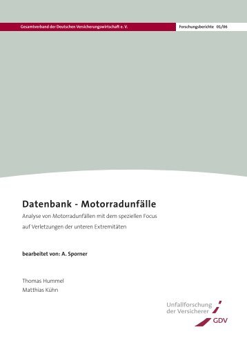 Datenbank - Motorradunfälle