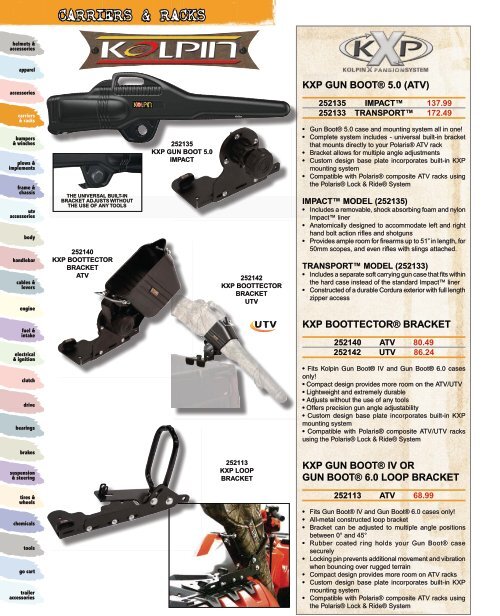 CARRIERS & RACKS - Automatic Distributors