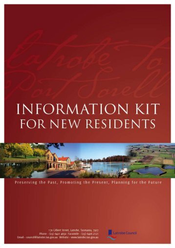 New Residents Kit 2012 - Latrobe Council