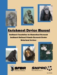 Enrichment Device Manual - Texas Biomedical Research Institute