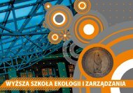 na studia - WyÅ¼sza SzkoÅa Ekologii i ZarzÄdzania