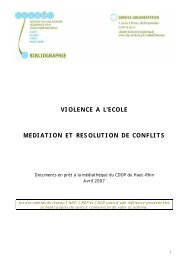 violence a l'ecole mediation et resolution de conflits - Sylvie Castaing