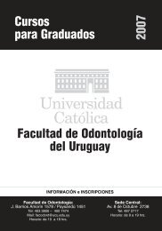 Cursos - Universidad CatÃ³lica del Uruguay