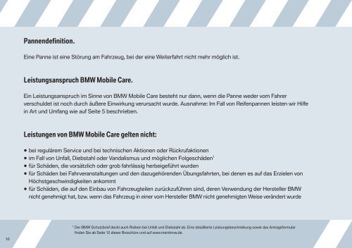 BMW Mobile Care.