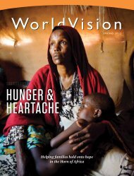 Spring 2012: Hunger and Heartache - World Vision