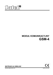 GSM-4 v4.04 instrukcja ogÃ³lna - Satel