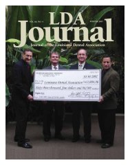 Journal of the Louisiana Dental Association