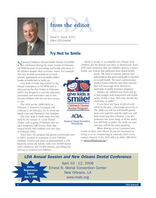 Journal of the Louisiana Dental Association