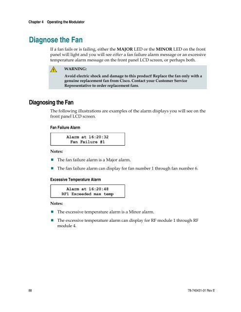 Gigabit QAM Modulator Model D9479 Hardware Installation and ...