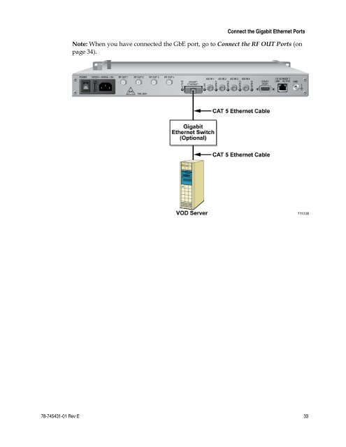 Gigabit QAM Modulator Model D9479 Hardware Installation and ...