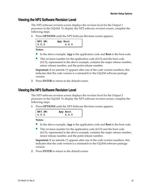 Gigabit QAM Modulator Model D9479 Hardware Installation and ...