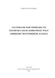 nas ondas de mar vermelho: um estudo de caso da rÃ¡dio poste âpaz ...