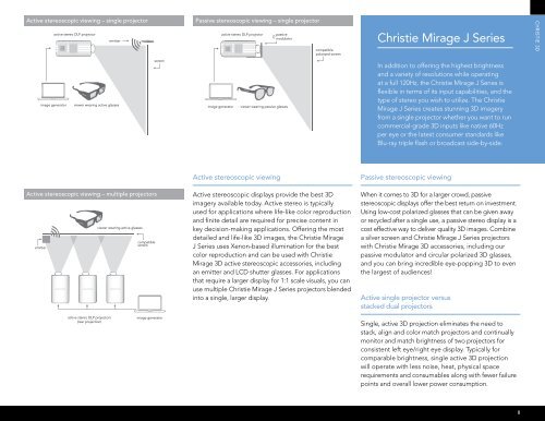 J Series brochure. - Christie Digital Systems