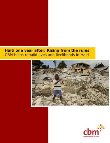 CBM Haiti one year after report