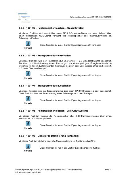 Fahrzeug-Eigendiagnose Bedienungsanleitung ... - DDMAUTO.ru