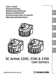 SC Active 2200, 2106 & 2108 - ScanCoin