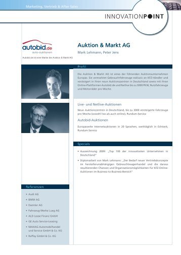 Auktion & Markt AG - Innovation Point