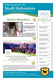 Ausgabe November 2012 - PDF - Hohnstein