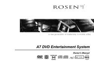 A7 DVD Entertainment System - Rosen Electronics