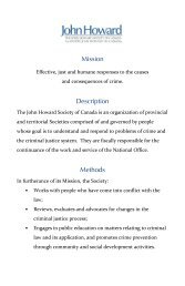 2011 Annual Report.pdf - The John Howard Society of Canada