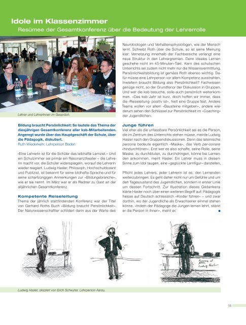 Ausgabe Juni 2012 (PDF, 5.5MB) - Kantonale Schule für ...