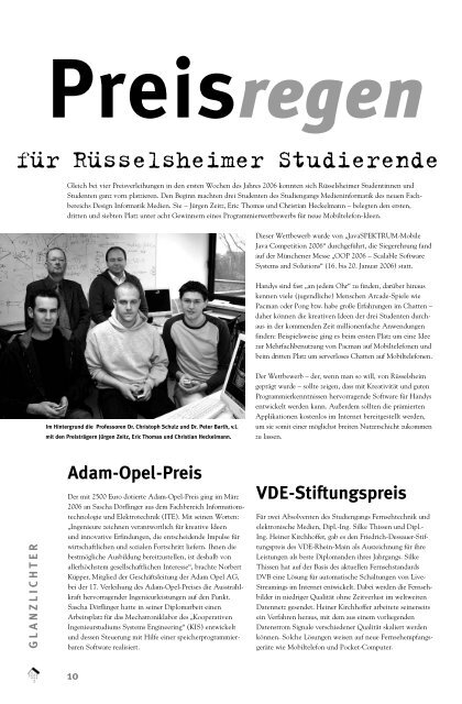 FHW Journal Sommer 06.qxp