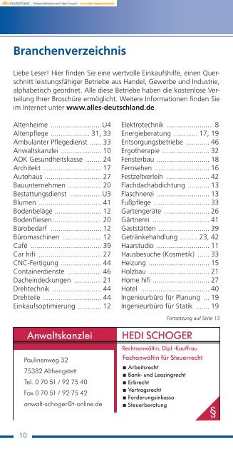 Vereine - Althengstett