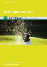 Turbo Optionsscheine - BNP Paribas