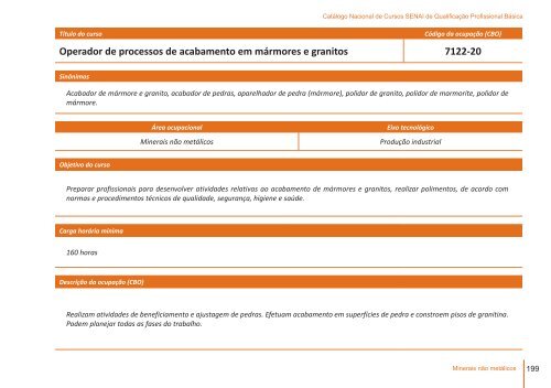 CatÃ¡logo Nacional de Cursos SENAI de QualificaÃ§Ã£o ... - CNI