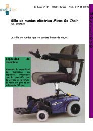 MOVILIDAD Silla de ruedas eléctrica Minos Go Chair - Mundo Fácil