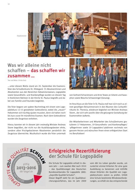 KlinikUmschau Ausgabe 04/2013 - Caritasklinik St. Theresia ...