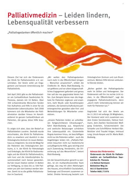 KlinikUmschau Ausgabe 04/2013 - Caritasklinik St. Theresia ...