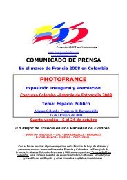 COMUNICADO DE PRENSA concours photo Bquilla