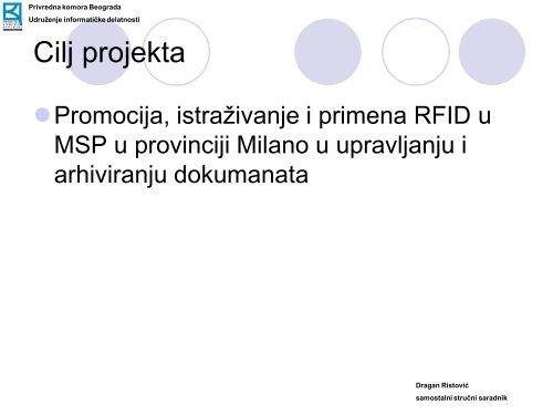 primena rfid tehnologije za praÄenje i arhiviranje dokumenata