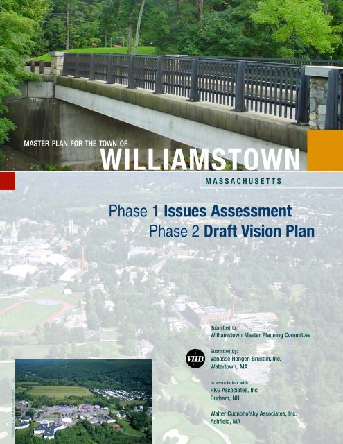 Master Plan for the Town of Williamstown, Issues ... - VHB.com