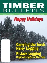 Timber Bulletin Nov/Dec - Minnesota Forest Industries