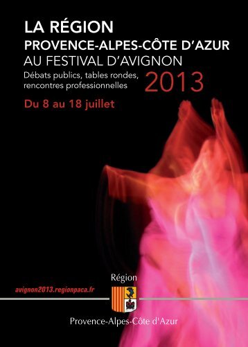 Programme Avignon-2013-A5-2_A5 - la RÃ©gion PACA au Festival d ...