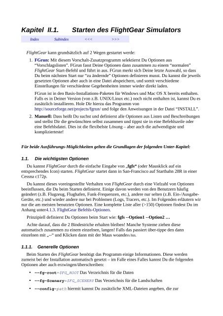 Das “FlightGear” Handbuch - Jörg Emmerich