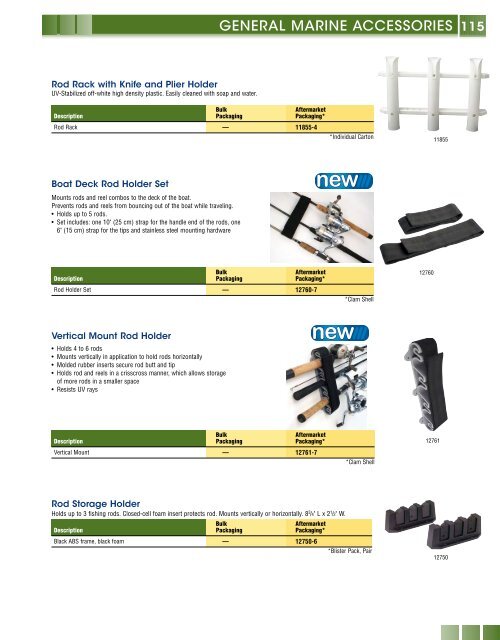 GENERAL MARINE ACCESSORIES - Attwood