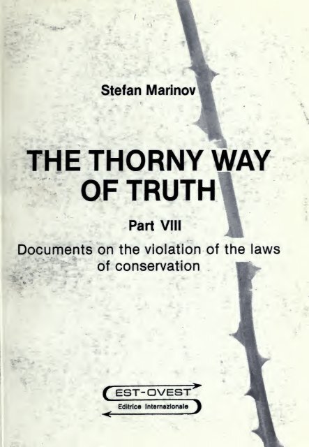 The thorny way of truth - Free Energy Community