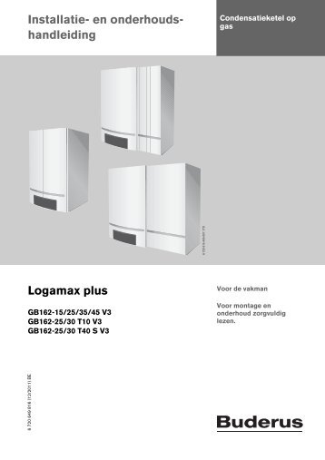 Installatie- en onderhouds- handleiding Logamax plus