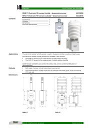 RHM.17 Electronic RH sensor (inside) + ... - Farmi Tilatech Oy