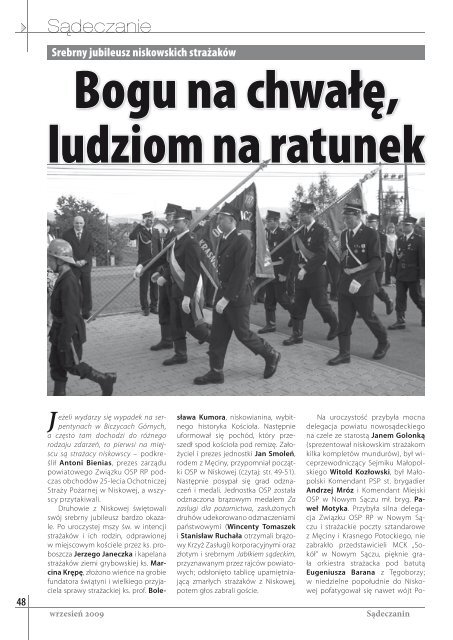 Zobacz peÅne wydanie (PDF) - SÄdeczanin